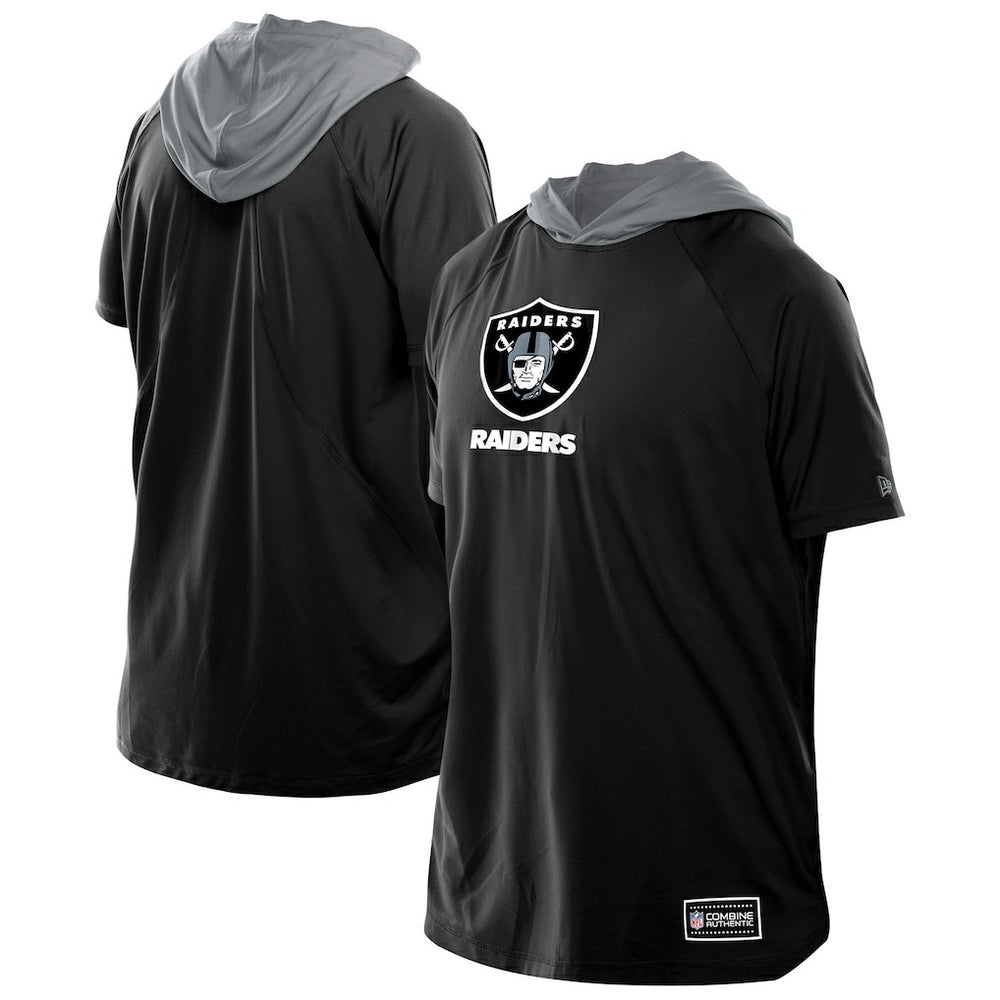 Combine Authentic Hooded Raglan Short-Sleeve T-Shirt - Las Vegas Raiders T-shirts
