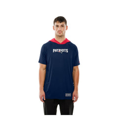 Combine Authentic Hooded Raglan Short-Sleeve T-Shirt - New England Patriots T-shirts