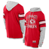 Twofer Layered Long Sleeve Hoodie T-Shirt - Kansas City Chiefs Hoodies