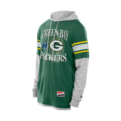 Twofer Layered Long Sleeve Hoodie T-Shirt - Green Bay Packers Hoodies