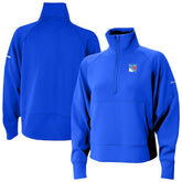 NHL New York Rangers Columbia Women's Wickhams Hills Raglan Omni-Wick Half-Zip Pullover