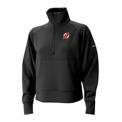 NHL New Jersey Devils Columbia Women's Wickhams Hills Raglan Omni-Wick Half-Zip Pullover