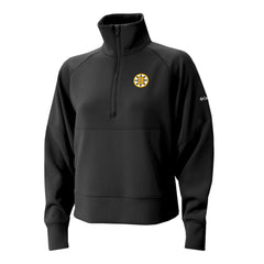 NHL Boston Bruins Columbia Women's Wickhams Hills Raglan Omni-Wick Half-Zip Pullover