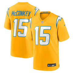 Ladd McConkey Alternate Charger Power Game Player Jersey - Los Angeles Chargers Jerseys