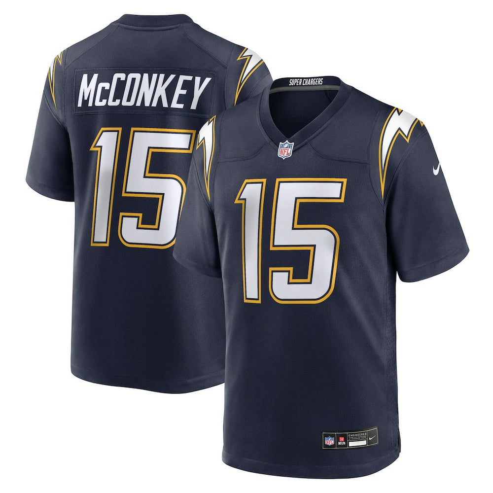 Ladd McConkey Alternate Super Chargers Game Player Jersey - Los Angeles Chargers Jerseys
