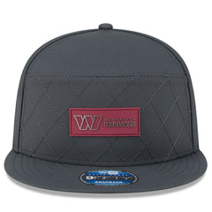 2025 Sideline Cold Weather Split Panel 9FIFTY Snapback Hat - Washington Commanders Hats