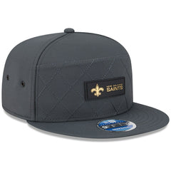 2025 Sideline Cold Weather Split Panel 9FIFTY Snapback Hat - New Orleans Saints Hats