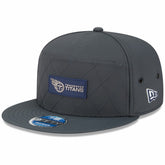 2025 Sideline Cold Weather Split Panel 9FIFTY Snapback Hat - Tennessee Titans Hats