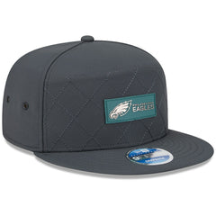 2025 Sideline Cold Weather Split Panel 9FIFTY Snapback Hat - Philadelphia Eagles Hats