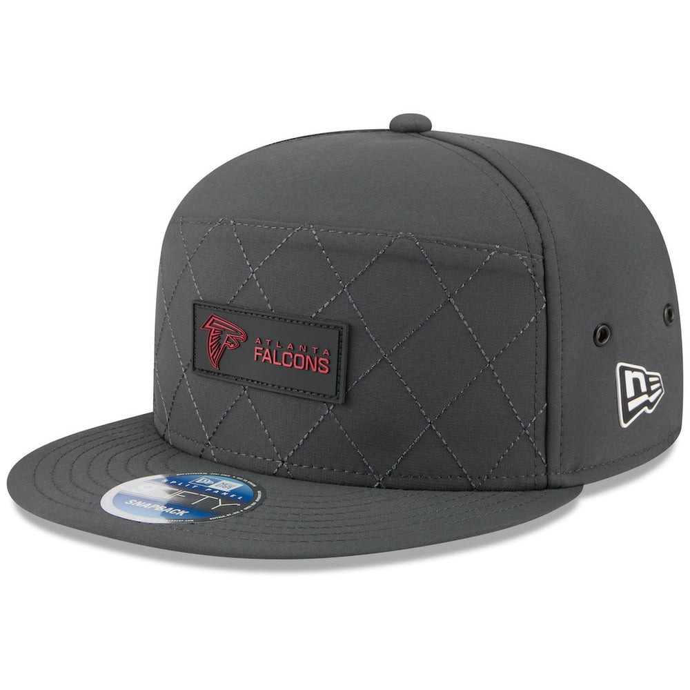 2025 Sideline Cold Weather Split Panel 9FIFTY Snapback Hat - Atlanta Falcons Hats
