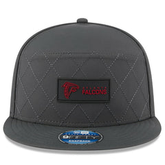 2025 Sideline Cold Weather Split Panel 9FIFTY Snapback Hat - Atlanta Falcons Hats