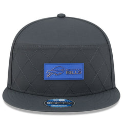 2025 Sideline Cold Weather Split Panel 9FIFTY Snapback Hat - Buffalo Bills Hats