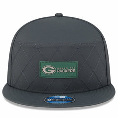 2025 Sideline Cold Weather Split Panel 9FIFTY Snapback Hat - Green Bay Packers Hats