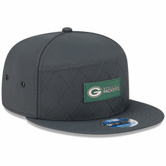 2025 Sideline Cold Weather Split Panel 9FIFTY Snapback Hat - Green Bay Packers Hats