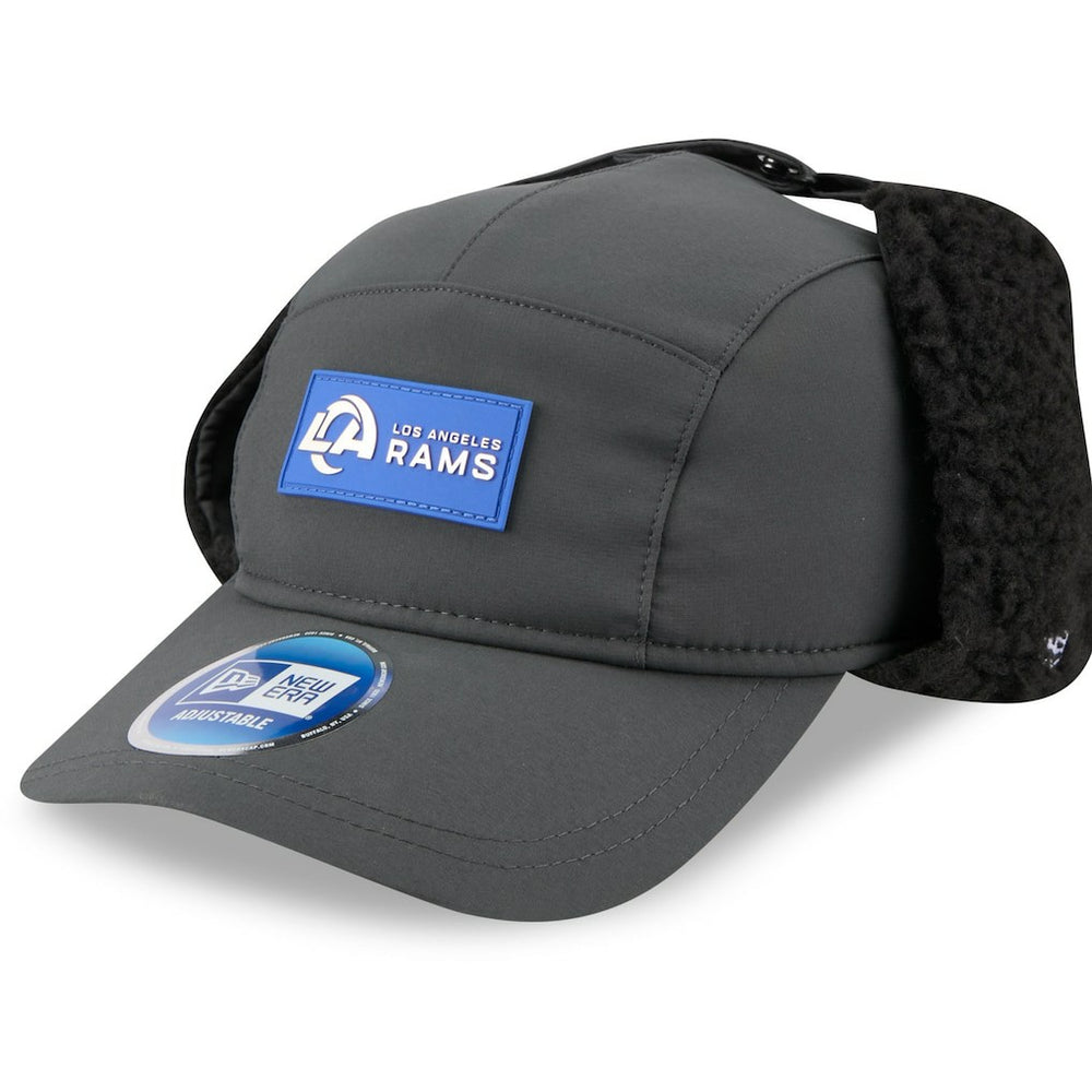 2025 Sideline Cold Weather Runner Dog Ear Adjustable Hat - Los Angeles Rams Hats