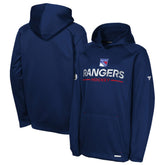 NHL New York Rangers Fanatics Youth Authentic Pro Rink Raglan Hoodie