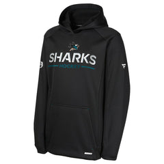 NHL San Jose Sharks Fanatics Youth Authentic Pro Rink Raglan Hoodie