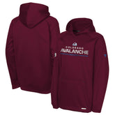 NHL Colorado Avalanche Fanatics Youth Authentic Pro Rink Raglan Hoodie