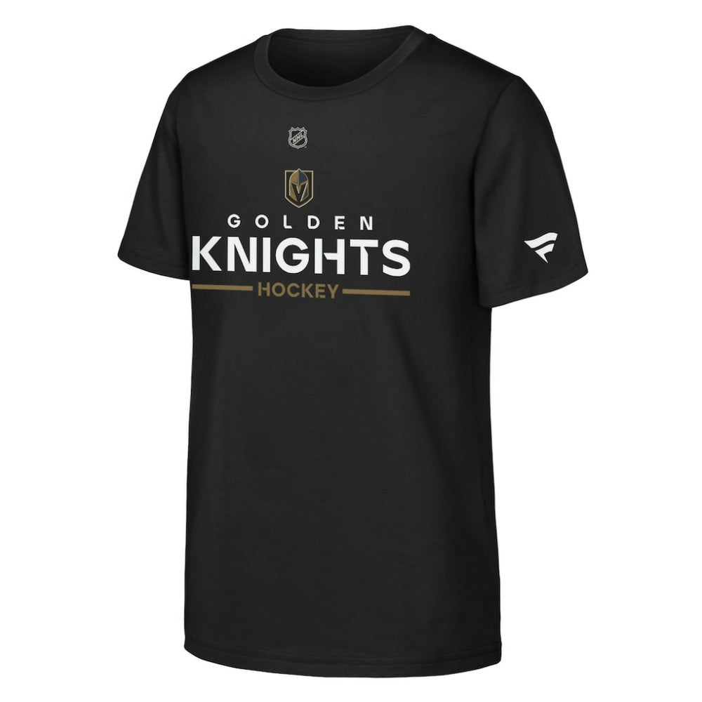 NHL Vegas Golden Knights Fanatics Youth Authentic Pro Wordmark T-Shirt