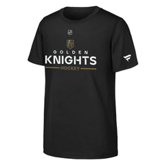 NHL Vegas Golden Knights Fanatics Youth Authentic Pro Wordmark T-Shirt