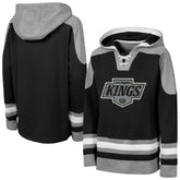 NHL Los Angeles Kings Outerstuff Youth Ageless Must Have Home V-Neck Hoodie
