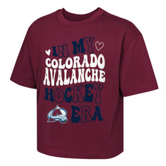 NHL Colorado Avalanche Outerstuff Girls Youth In My Era Boxy T-Shirt