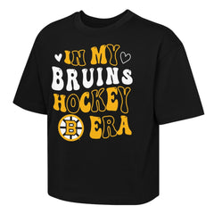 NHL Boston Bruins Outerstuff Girls Youth In My Era Boxy T-Shirt