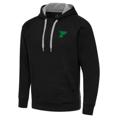 NHL St. Louis Blues Antigua St. Patrick's Day Victory Pullover Hoodie