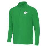 NHL Minnesota Wild Antigua St. Patrick Intent Quarter-Zip Pullover Top
