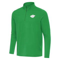 NHL Minnesota Wild Antigua St. Patrick Intent Quarter-Zip Pullover Top