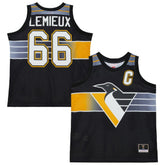 NHL Mario Lemieux Pittsburgh Penguins Mitchell & Ness Unisex Maxxed Out Fashion Basketball Jersey