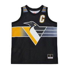 NHL Mario Lemieux Pittsburgh Penguins Mitchell & Ness Unisex Maxxed Out Fashion Basketball Jersey