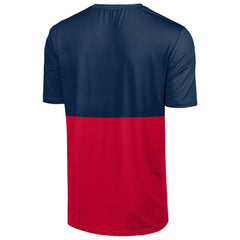 Navy/Red Atlanta Braves FOCO Big Logo Mascot T-Shirt
