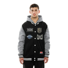NHL Vegas Golden Knights New Era Full-Snap Fleece Hoodie Jacket