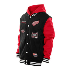 NHL Detroit Red Wings New Era Full-Snap Fleece Hoodie Jacket