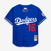 Royal Hideo Nomo Los Angeles Dodgers Mitchell & Ness Cooperstown Collection Mesh Batting Practice Button-Up Jersey