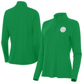 Denver Nuggets Antigua Women's St. Patrick's Day Intent Quarter-Zip Top sale