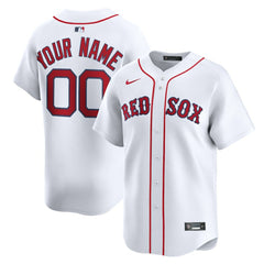 White Boston Red Sox Nike Home Limited Custom Jersey