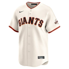 Cream San Francisco Giants Nike Home Limited Custom Jersey