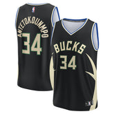 Fanatics Giannis Antetokounmpo Milwaukee Bucks Fast Break Replica Player Jersey