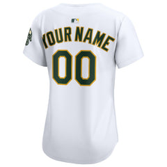 White Athletics Nike Women's Home Limited Custom Jersey
