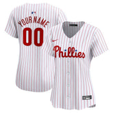 White Philadelphia Phillies Nike Women's Home Limited Custom Jersey