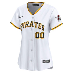 White Pittsburgh Pirates Nike Women's Home Limited Custom Jersey