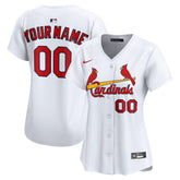 White St. Louis Cardinals Nike Women's Home Limited Custom Jersey