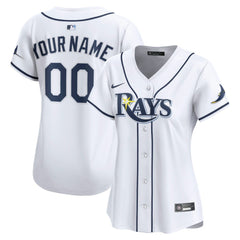 White Tampa Bay Rays Nike Women's Home Limited Custom Jersey