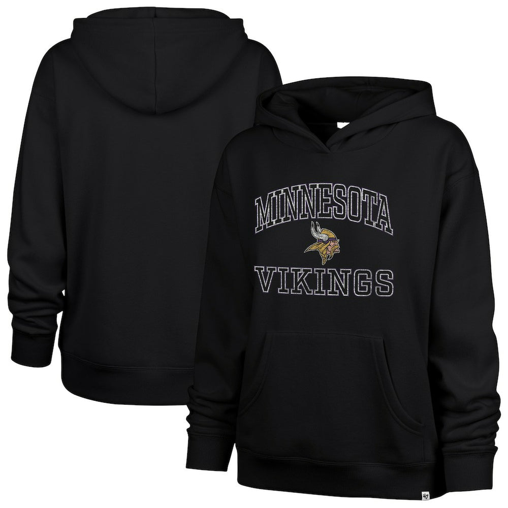 '47 Women's Clarity Naomi Hoodie - Minnesota Vikings Hoodies
