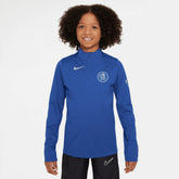 Chelsea Youth 2025/26 Strike Drill Quarter-Zip Dri-FIT Long Sleeve Top