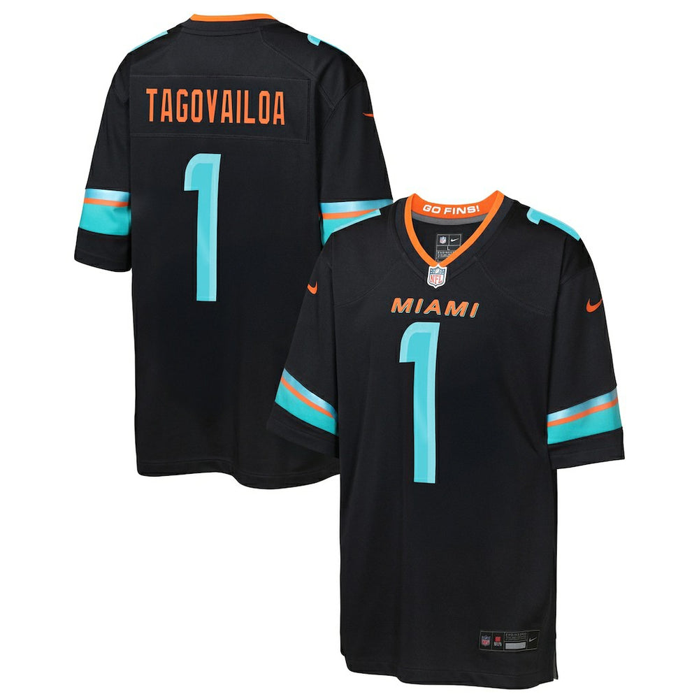 Tua Tagovailoa Youth 2025 Rivalries Collection Game Jersey - Miami Dolphins Jerseys