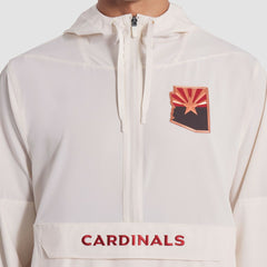 2025 Rivalries Collection Sideline Anorak Half-Zip Hoodie Jacket - Arizona Cardinals Hoodies