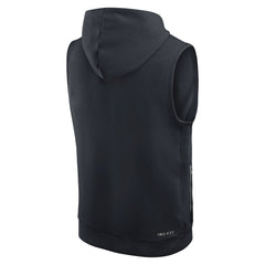 2025 Rivalries Collection Standard Issue Sideline Dri-FIT Sleeveless Hoodie - Miami Dolphins Hoodies